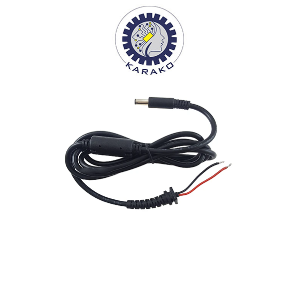 5 کابل آداپتور لپ تاپ DELL 3.0mmx4.5mm Gimo Plus سرریز سوزندار – سر صاف دو سیم