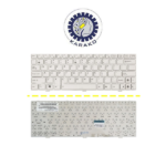 کیبرد لپ تاپ ASUS Eee PC 1004 / 1005 سفید با فریم و فلت پهن