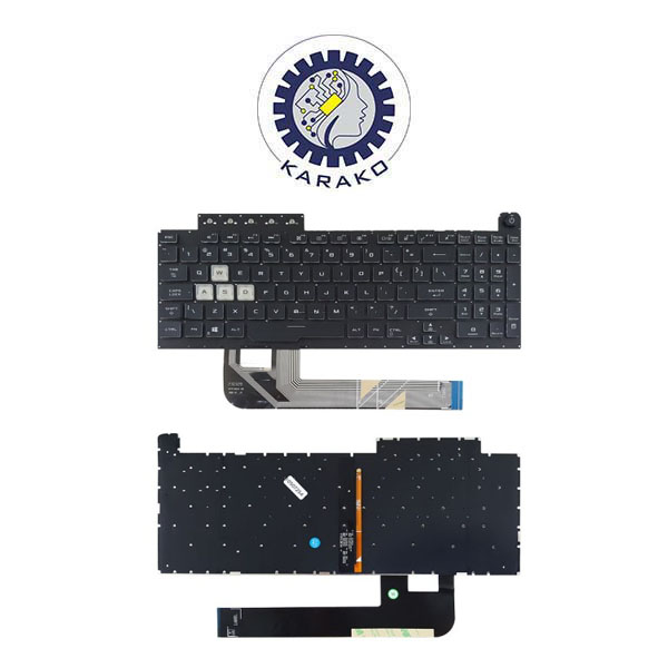 FX506 کیبرد لپ تاپ ایسوس ASUS TUF Gaming FX506 مشکی، بکلایت دار