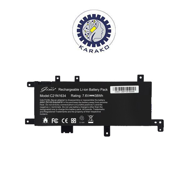 R542-X542-K542-A542-F542-C21N1634 باتری لپ تاپ Asus R542 X542 K542 A542 F542 C21N1634