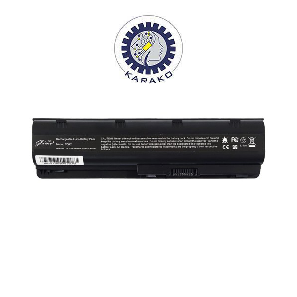 Pavilion DM4-G62-G6_Compaq CQ42-6Cell Gimo Plus باتری لپ تاپ اچ پی HP Pavilion DM4 G62 G6 Compaq CQ42 6Cell